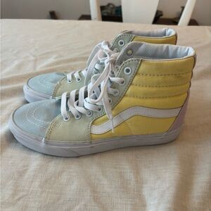 NEW Vans Sk8 Hi Top Hi Pastel Colorblock Sneakers size women’s 8.5